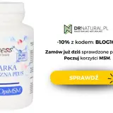 Suplement diety Aliness MSM Siarka Organiczna Plus. Czy siarka organiczna jest szkodliwa? Nie, to cenne źródło MSM dla zdrowia.