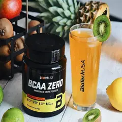 BCAA ZERO – idealne suplementy dla kolarzy. Orzeźwiający napój z owocami tropikalnymi, kiwi i cytryną.