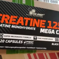 Olimp Creatine 1250 Mega Caps, 120 kapsułek. Jak stosować? Sprawdź na opakowaniu.