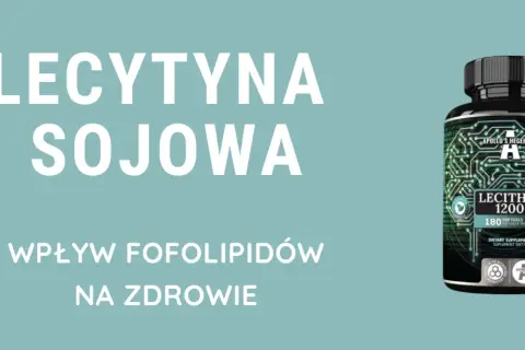 Lecytyna sojowa – wpływ fosfolipidów na zdrowie. Suplement diety w kapsułkach.