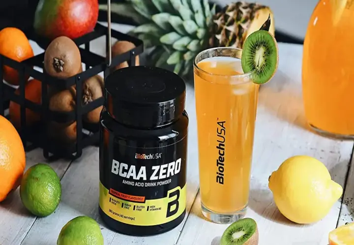 BCAA ZERO – idealne suplementy dla kolarzy. Orzeźwiający napój z owocami tropikalnymi, kiwi i cytryną.
