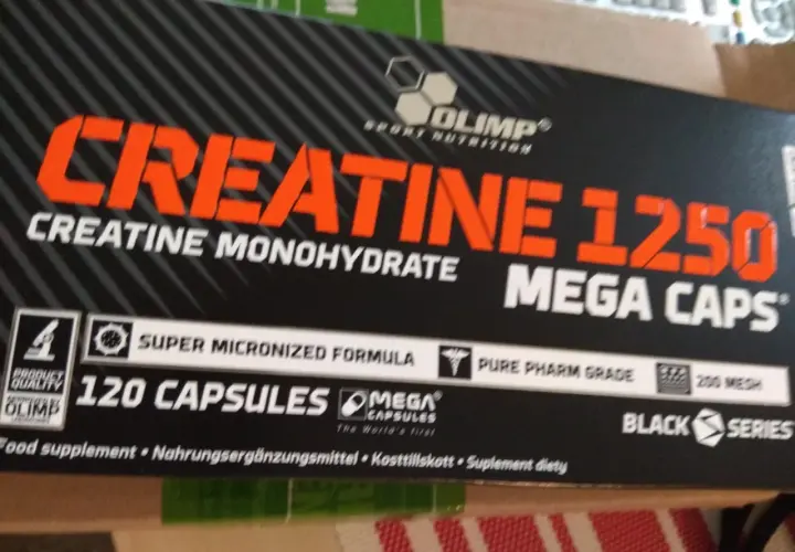 Olimp Creatine 1250 Mega Caps, 120 kapsułek. Jak stosować? Sprawdź na opakowaniu.