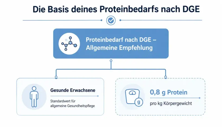 Zalecenie DGE: zdrowe osoby dorosłe potrzebują 0,8 g białka na kg masy ciała. Dowiedz się, ile białka dziennie powinieneś spożywać.