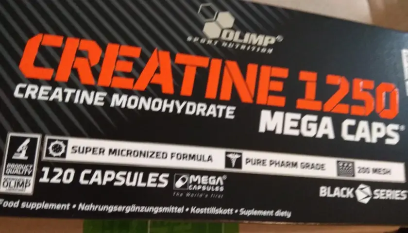 Olimp Creatine 1250 Mega Caps, 120 kapsułek. Jak stosować? Sprawdź na opakowaniu.