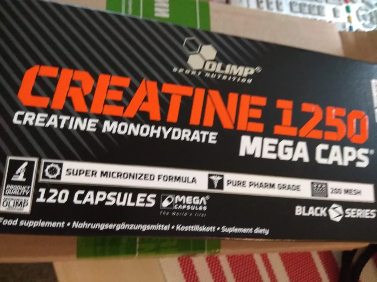 Olimp Creatine 1250 Mega Caps, 120 kapsułek. Jak stosować? Sprawdź na opakowaniu.