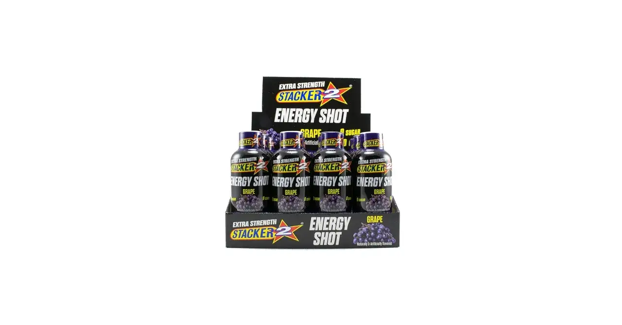 Stacker 2 Energy Shot, olimp extreme speed shot w smaku winogronowym. 6 buteleczek w opakowaniu.